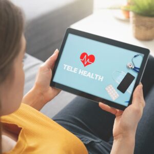 ipad with telehealth on it